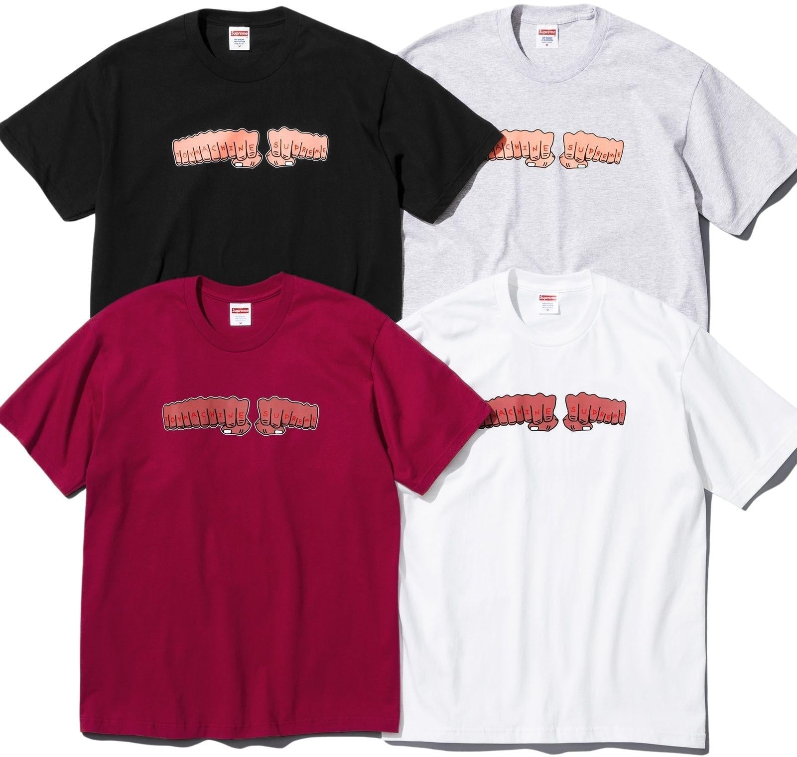 Supreme/Toy Machine Fist Tee